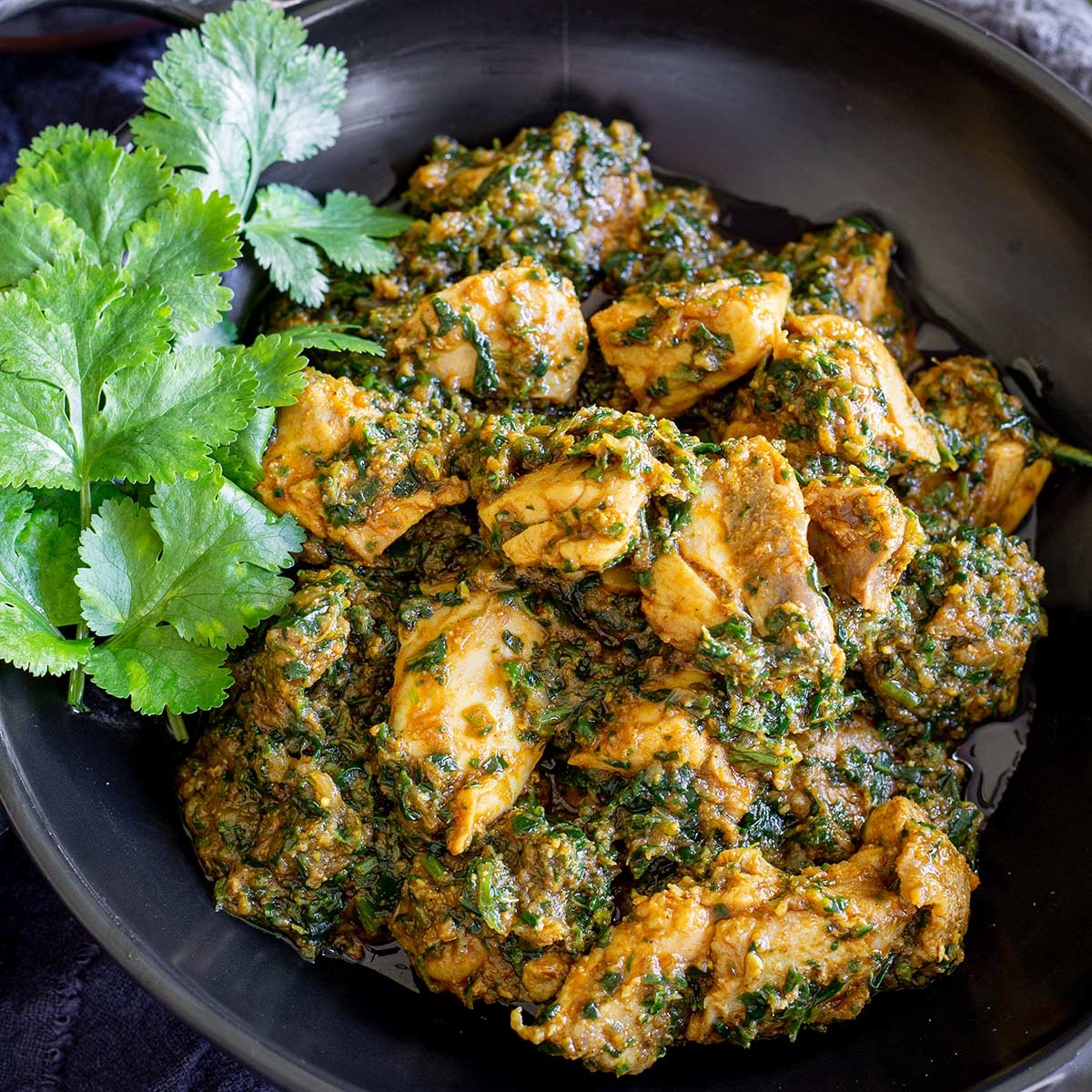 Chicken saag