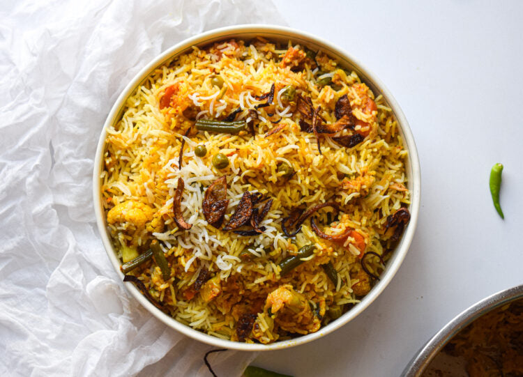 Plantaardige Biryani