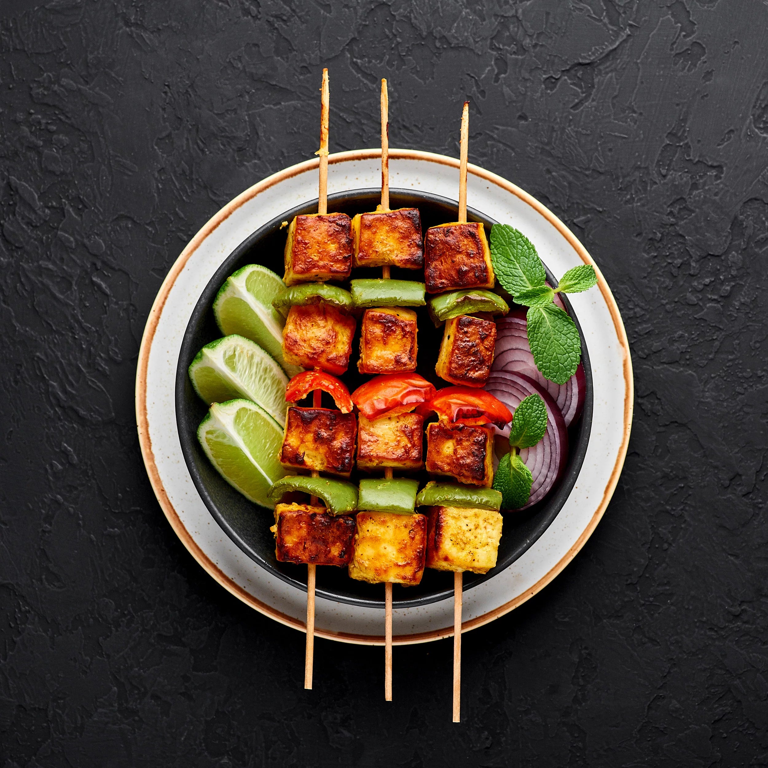 Paneer tikka sjasliek