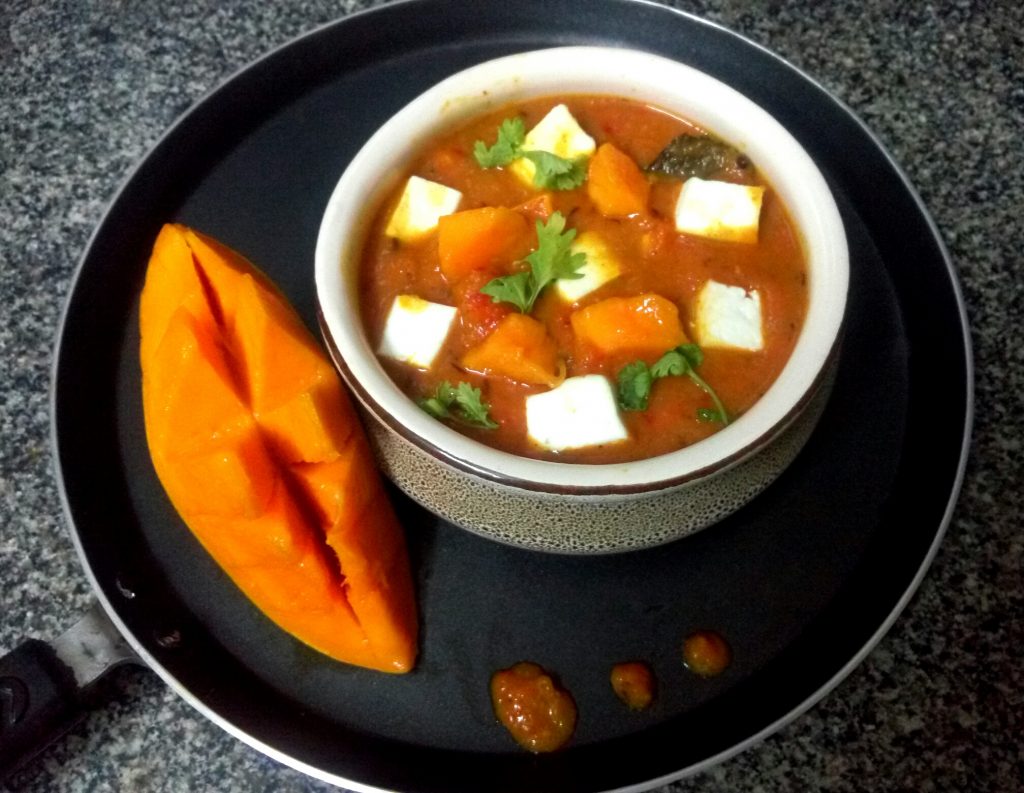 Paneer Mango Curry