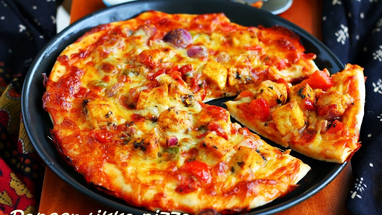 Tandoori paneer tikka-pizza