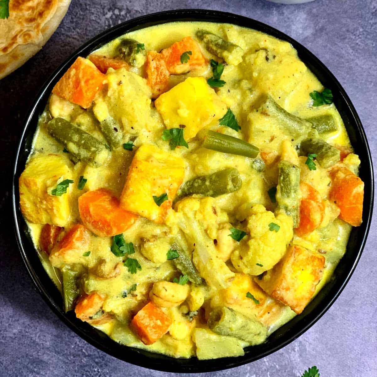 Plantaardige malai korma