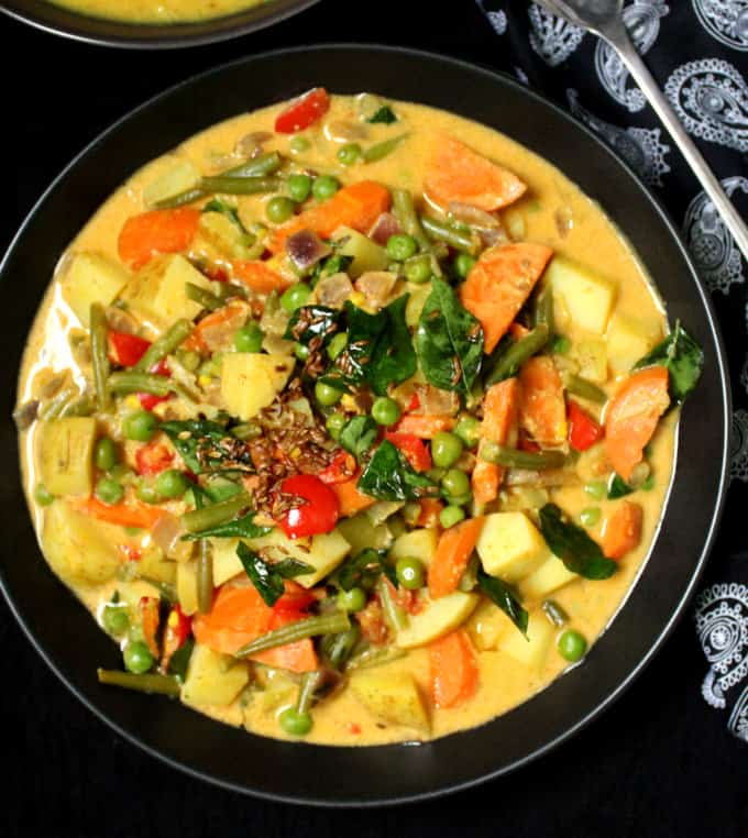 Plantaardige malai korma